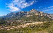 Taurus Mountains in Goynuk, Turkey