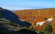 View from the Mount Ventoux, Vaucluse, France