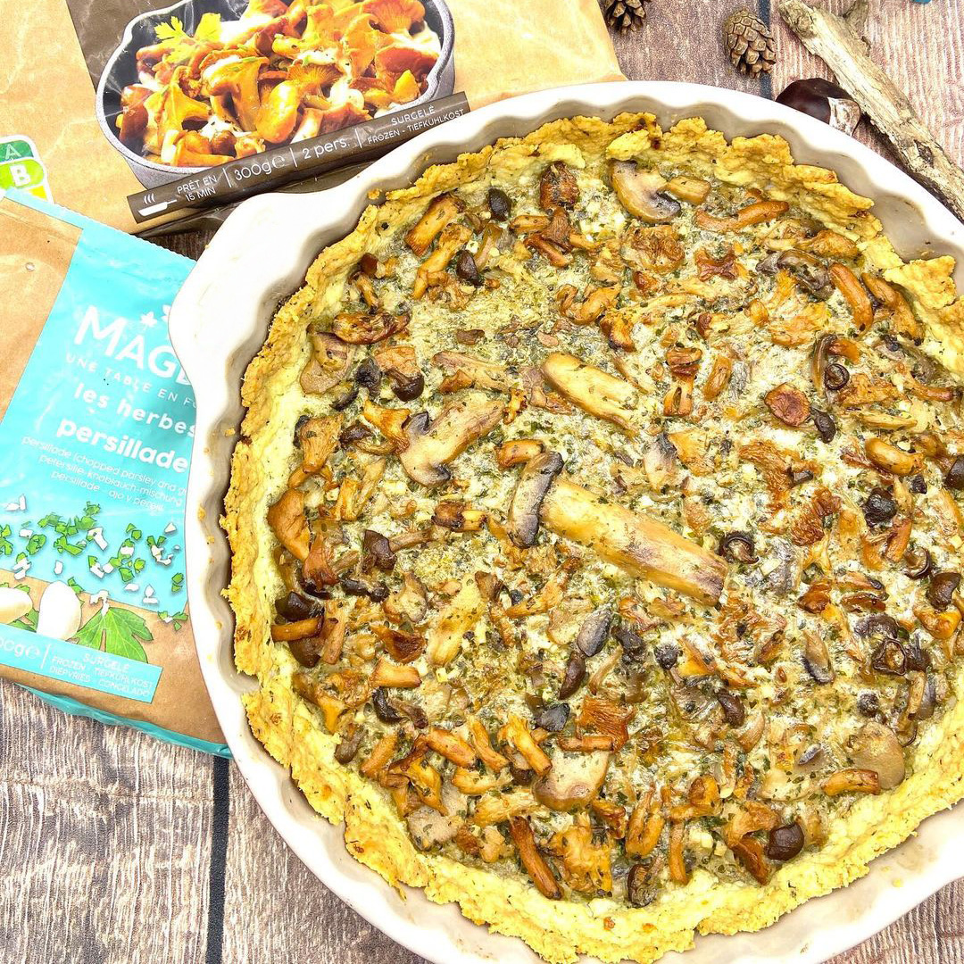 Tarte poêlée champignons Tarte poêlée champignons