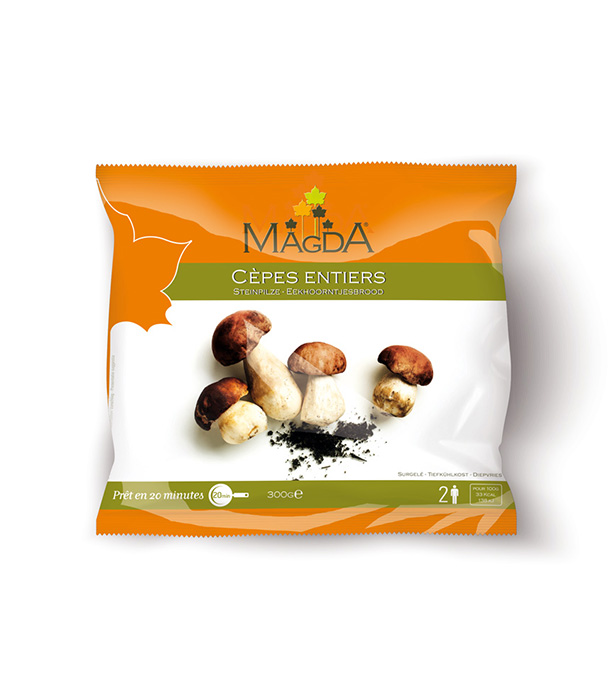 Frozen whole ceps Magda