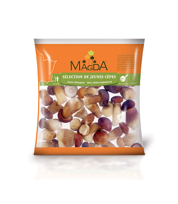 Frozen whole ceps Magda