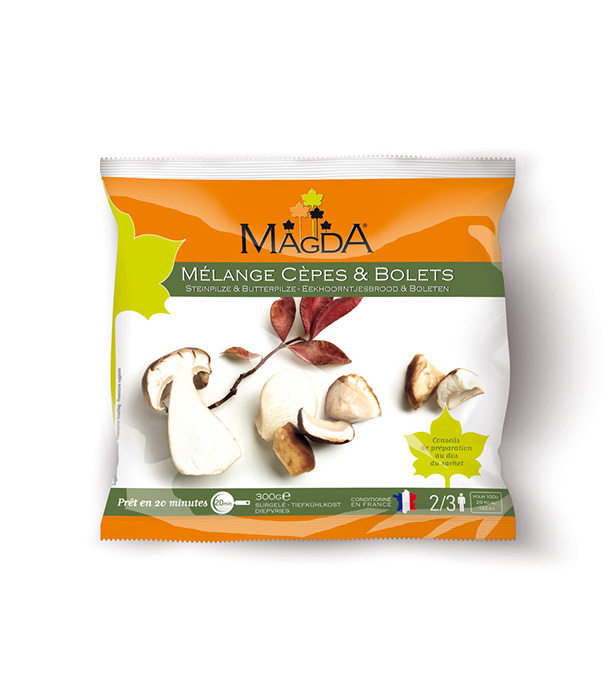 Frozen whole ceps Magda