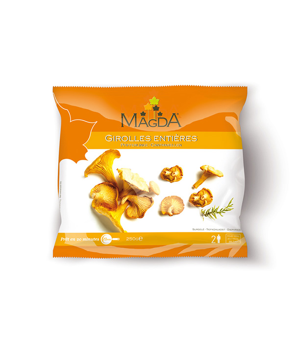 Frozen whole girolles Magda