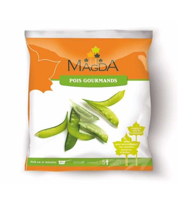 Fresh frozen green bean parcels with vegan tie Magda