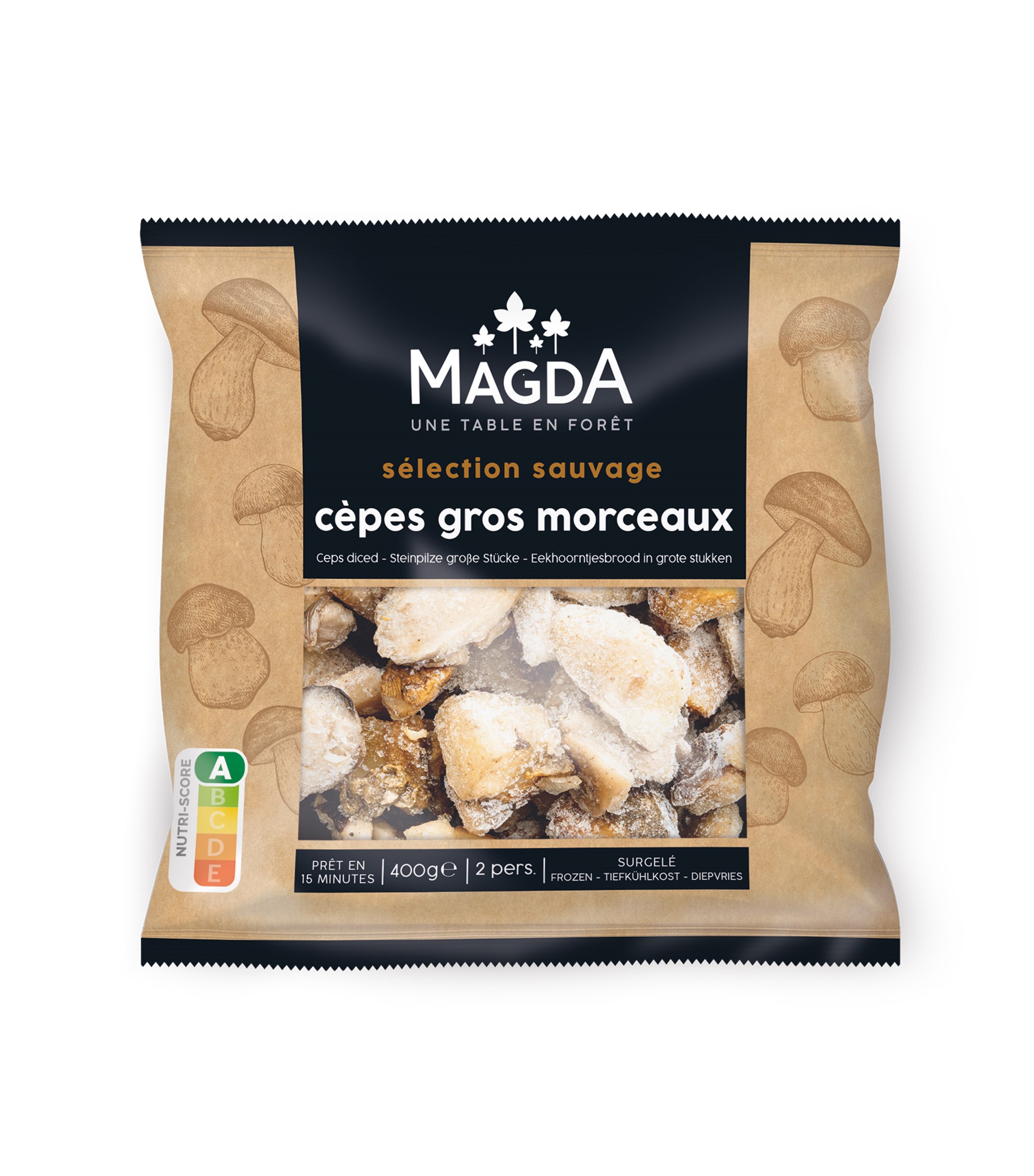 demi-cèpes coupés 300g magda