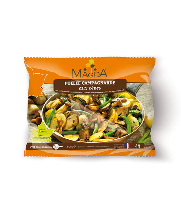 Mushroom mix with asparagus Magda