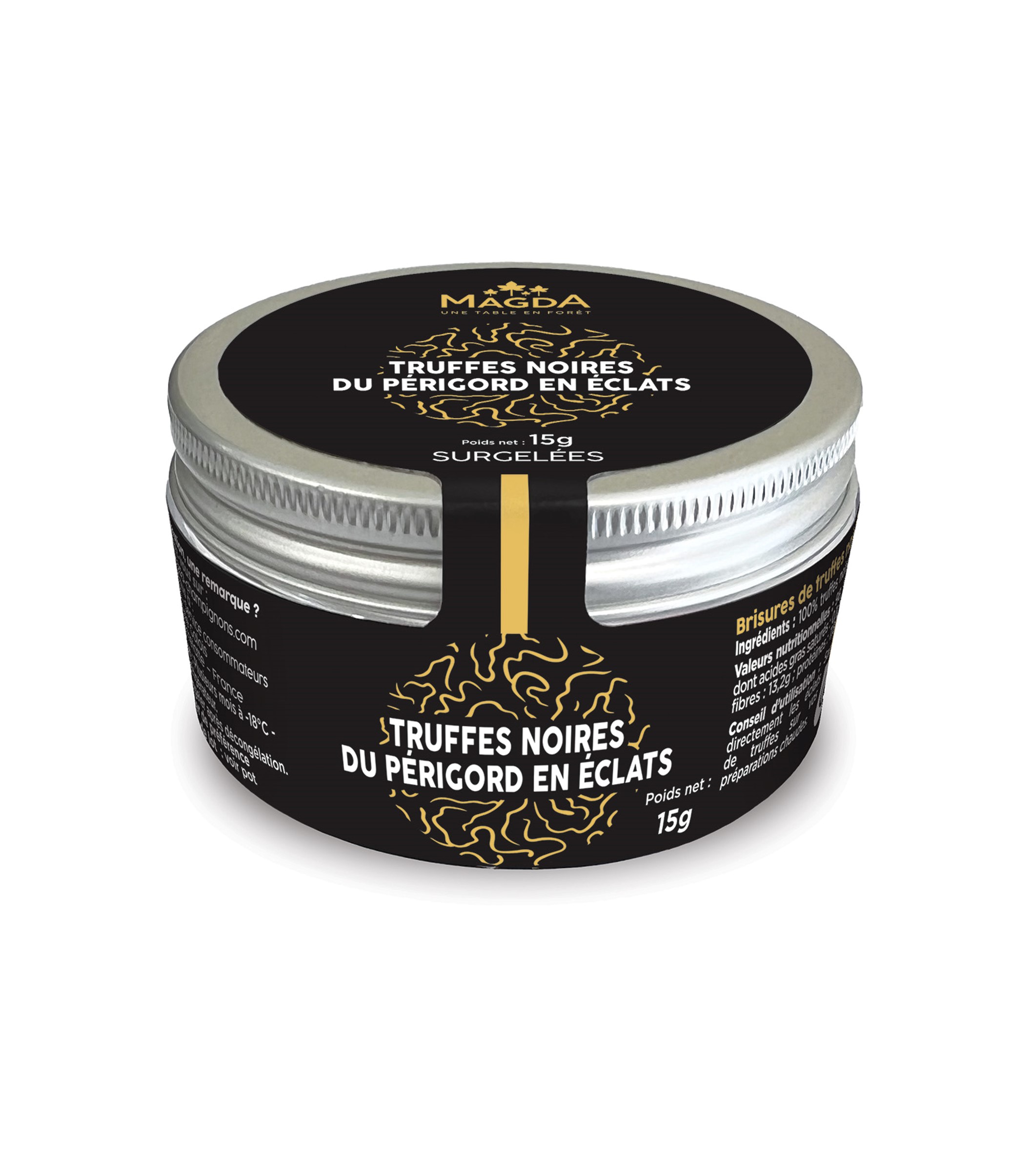 Truffes noires du Périgord en éclats 15g - MAGDA